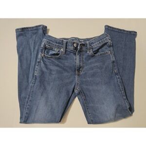 Old‎ Navy Straight Leg size 12 new Blue Jeans Pants Girls Adj Waist